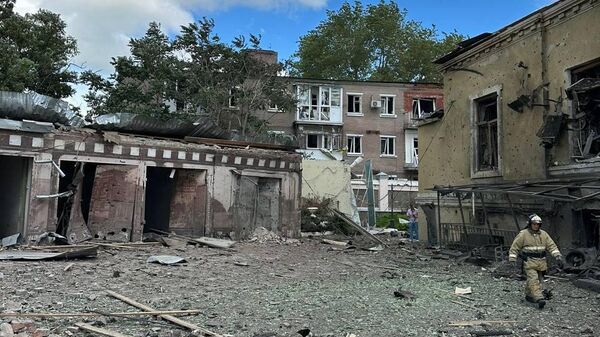 Последствия взрыва в Таганроге 28 июля 2023 года - Sputnik Беларусь