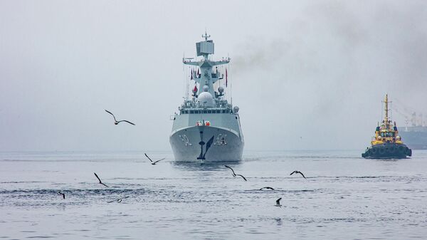 Корабли России и Китая отработали уничтожение подлодки противника ― видео - Sputnik Беларусь