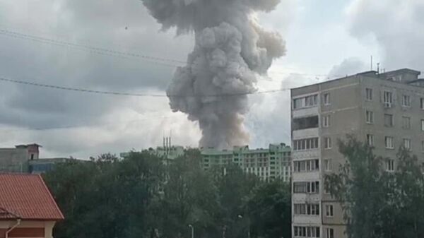 Взрыв на территории Загорского оптико-механического завода в Сергиевом Посаде - Sputnik Беларусь