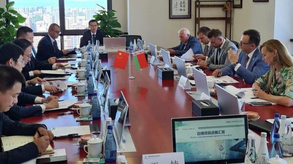Встреча белорусской делегации с представителями компании Sinopharm в Пекине - Sputnik Беларусь