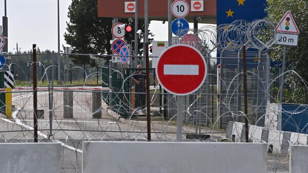Закрытый пункт пропуска ни белорусско-литовской границе - Sputnik Беларусь
