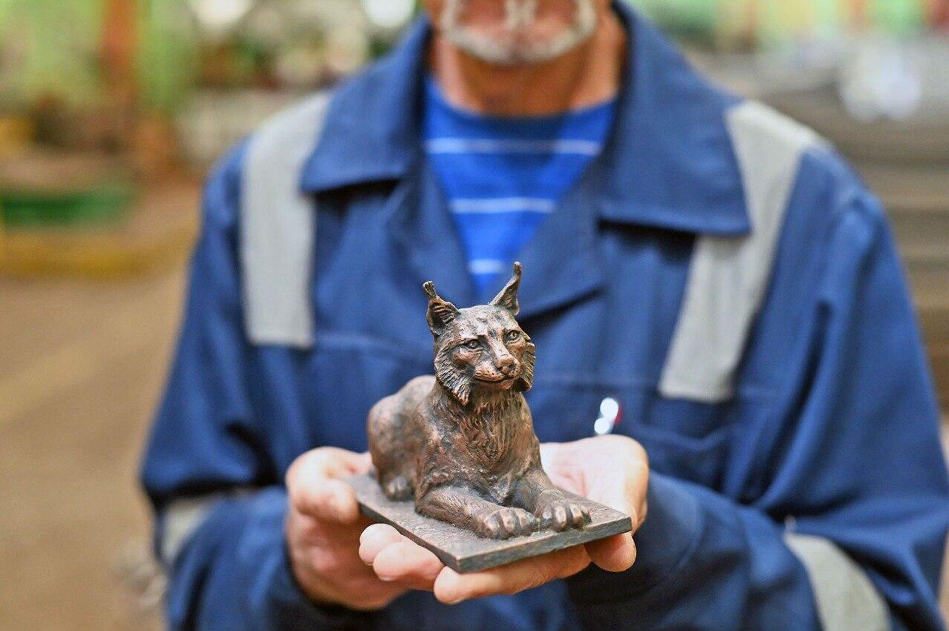 Скульптура рыси - Sputnik Беларусь, 1920, 07.09.2023