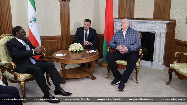 Встреча президентов Беларуси и Экваториальной Гвинеи в Минске - Sputnik Беларусь