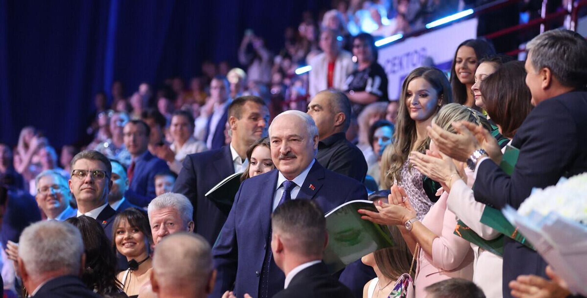 Президент Беларуси Александр Лукашенко на финале конкурса Мисс Беларусь - 2023 - Sputnik Беларусь, 1920, 09.09.2023
