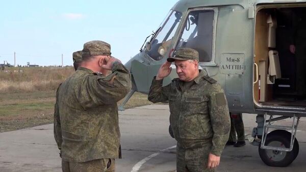 Шойгу проверил, как проходит боевая подготовка контрактников - Sputnik Беларусь