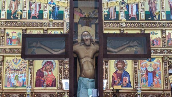 Православную святыню - 600-летний Годеновский крест - привезли в Минск - Sputnik Беларусь