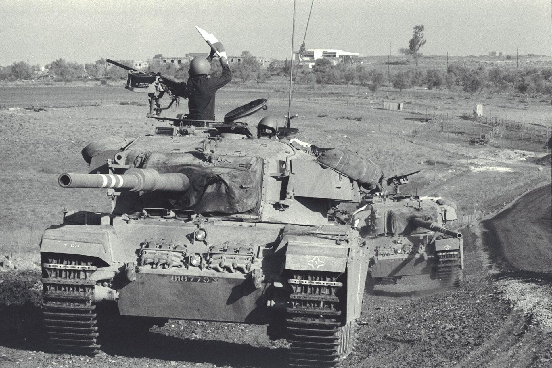 Танк израильской армии на Голанских высотах - Sputnik Беларусь, 1920, 05.10.2023