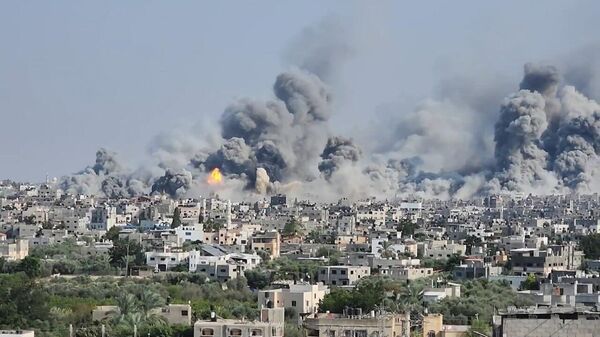 ВПС Ізраіля наносяць удары па цэлях у Газе пасля раптоўнага нападзення ХАМАС - Sputnik Беларусь