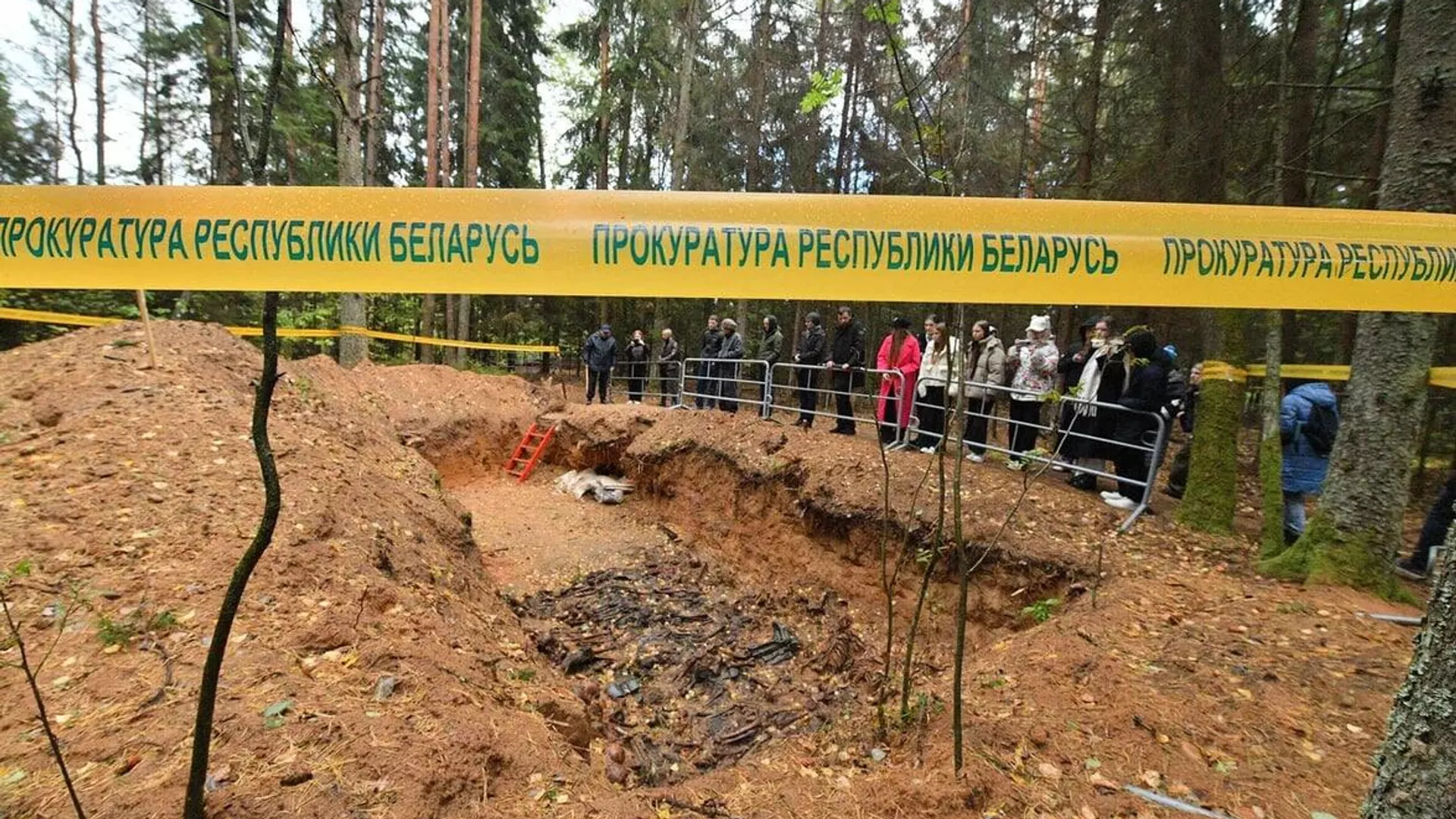 Генпрокуратура: ежедневно сотни человек бывают на раскопки ям-могил под Минском Генпрокуратура: ежедневно сотни человек бывают на раскопки ям-могил под Минском - Sputnik Беларусь, 1920, 09.10.2023