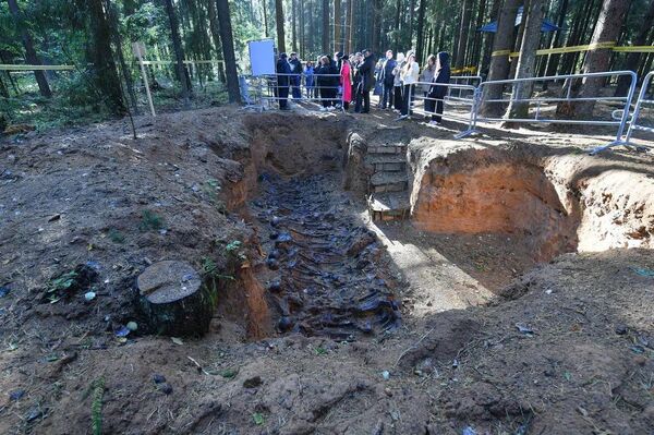 Генпрокуратура: ежедневно сотни человек бывают на раскопки ям-могил под Минском - Sputnik Беларусь