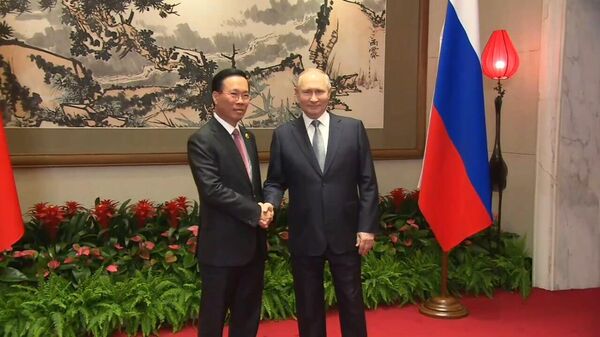 Путин встретился с президентом Вьетнама - Sputnik Беларусь
