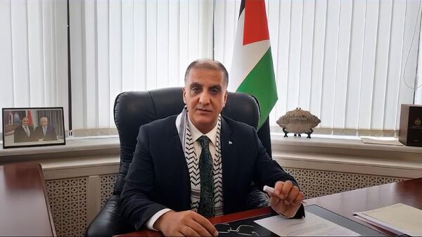 Посол Палестины в Беларуси Ахмед Аль-Мадбух - Sputnik Беларусь