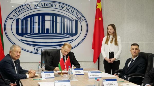 НАН Беларуси и Китайская национальная космическая администрация подписали совместную декларацию о сотрудничестве по Международной научной лунной станции - Sputnik Беларусь