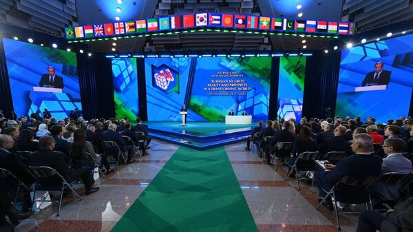 На международной конференции высокого уровня Евразийская безопасность: реальность и перспективы в трансформирующемся мире  - Sputnik Беларусь