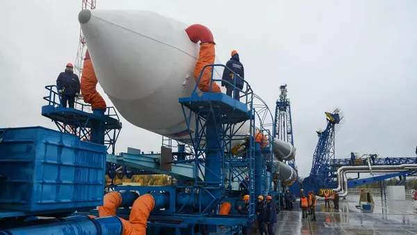 Пуск РН Союз-2.1б с космодрома Плесецк - Sputnik Беларусь