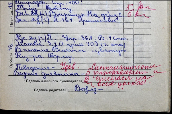 Школьные дневники 1980-х годов - Sputnik Беларусь