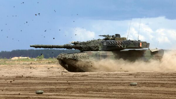 Основной боевой танк армии Германии Leopard 2A6 - Sputnik Беларусь