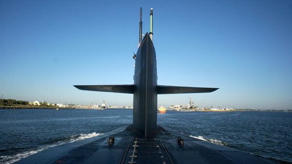 Подводная лодка класса Огайо USS Florida, архивное фото - Sputnik Беларусь