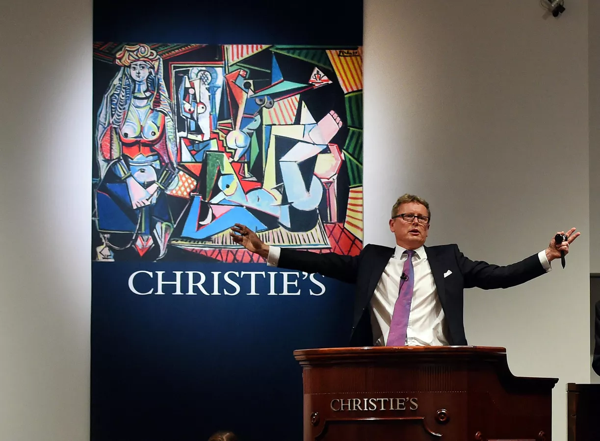 Аукцион по продаже картины Пабло Пикассо «Алжирские женщины (Версия O)» на аукционе Christie's в Нью-Йорке 11 мая 2015 года