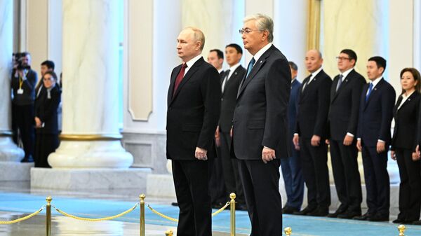Визит президента РФ В. Путина в Казахстан - Sputnik Беларусь
