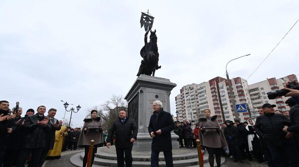 Открытие памятника Александру Невскому в Минске - Sputnik Беларусь