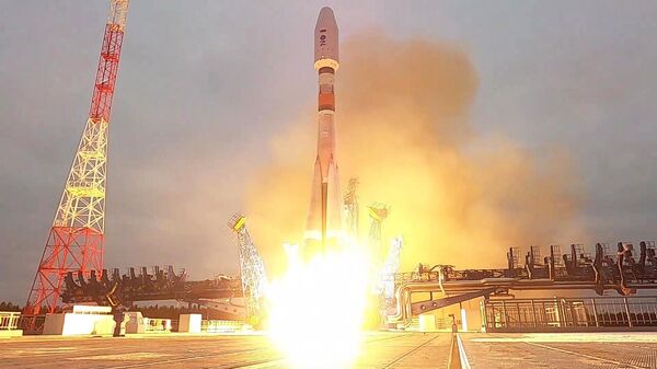 ПКС правялі пуск ракеты-носьбіта Союз-2.1б з касмадрома Плясецк - Sputnik Беларусь