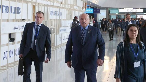Президент Беларуси Александр Лукашенко на Всемирном саммите по борьбе с изменением климата в Дубае - Sputnik Беларусь