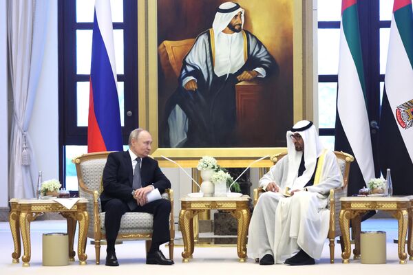 Официальная встреча во дворце Каср Аль-Ватан в Абу-Даби. - Sputnik Беларусь