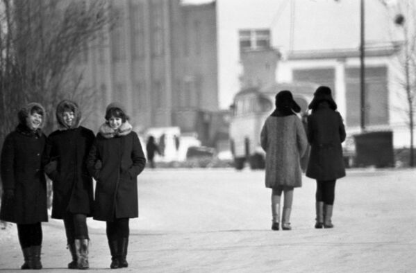 Прогулка по зимнему Магадану. Февраль 1970 года. - Sputnik Беларусь