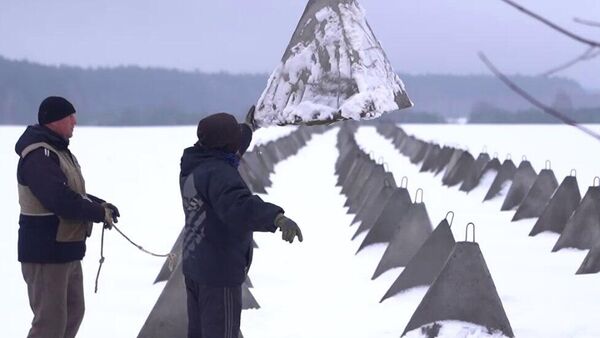 Строящиеся оборонительные сооружения - Sputnik Беларусь