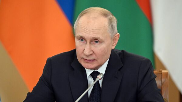 Президент РФ Владимир Путин на заседании Высшего Евразийского экономического совета - Sputnik Беларусь