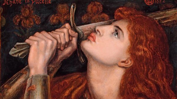 Картина художника Dante Gabriel Rossetti с изображением Жанны д’Арк - Sputnik Беларусь