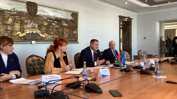 Брифинг с председателем Минской городской избирательной комиссии и двух окружных комиссий о ходе кампании в Минске - Sputnik Беларусь