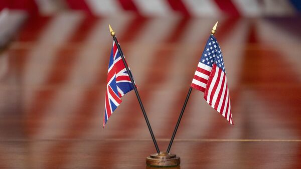 Флажки США и Великобритании - Sputnik Беларусь