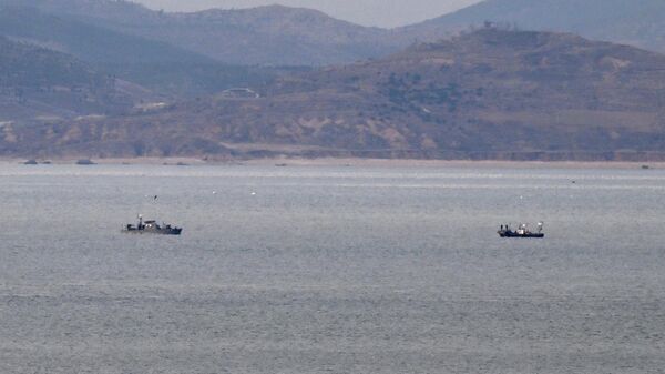 Лодки у береговой линии Северной Кореи - Sputnik Беларусь