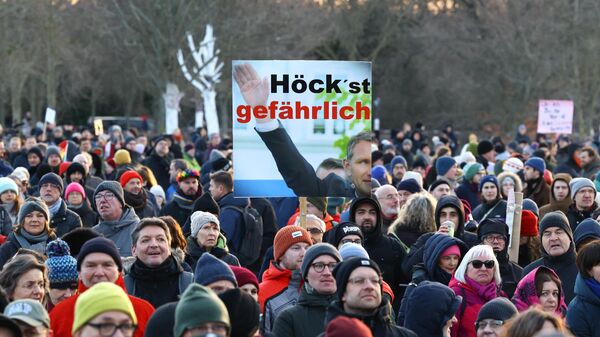Акция протеста в Германии - Sputnik Беларусь