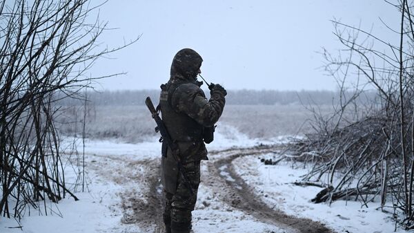 Российский военнослужащий в зоне специальной военной операции - Sputnik Беларусь