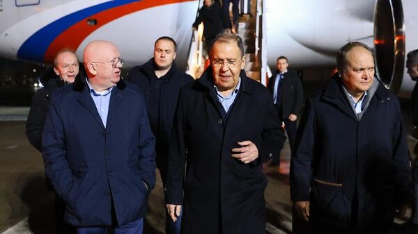 Министр иностранных дел России Сергей Лавров прибыл в Нью-Йорк - Sputnik Беларусь