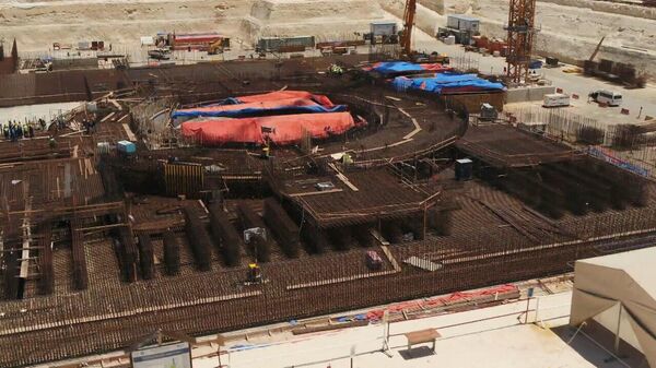 Росатом строит первую АЭС в Египте (видео с дрона) - Sputnik Беларусь