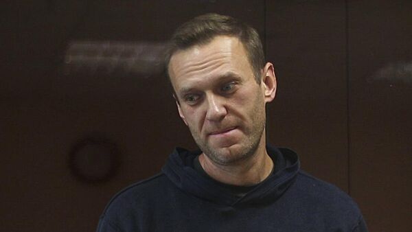 Алексей Навальный в зале Бабушкинского районного суда, архивное фото - Sputnik Беларусь