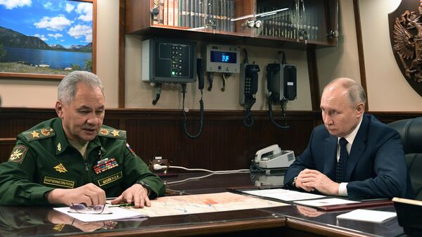 Шойгу приехал с докладом к Путину – трансляция - Sputnik Беларусь