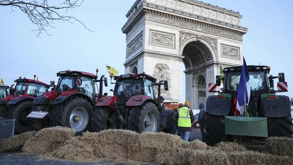 Протесты фермеров в Париже - Sputnik Беларусь