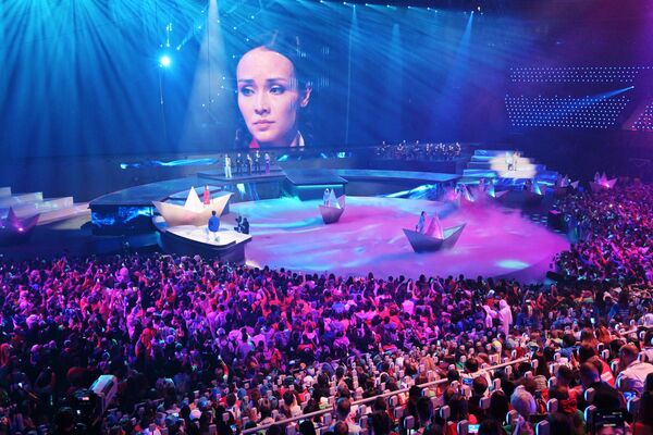 Артисты выступают на церемонии открытия Всемирного фестиваля молодежи 2024. - Sputnik Беларусь