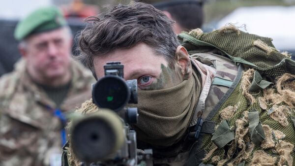 Армия Великобритании на военных учениях НАТО Steadfast Defender-24 в Польше - Sputnik Беларусь