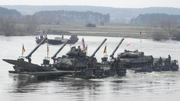 Армии разных стран на военных учениях НАТО Steadfast Defender-24 в Польше - Sputnik Беларусь