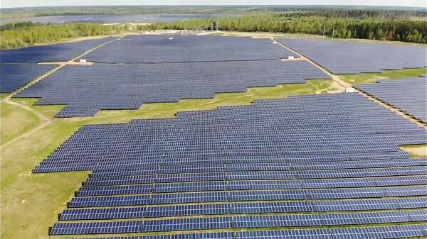 Солнечная электростанция в Чериковском районе - Sputnik Беларусь