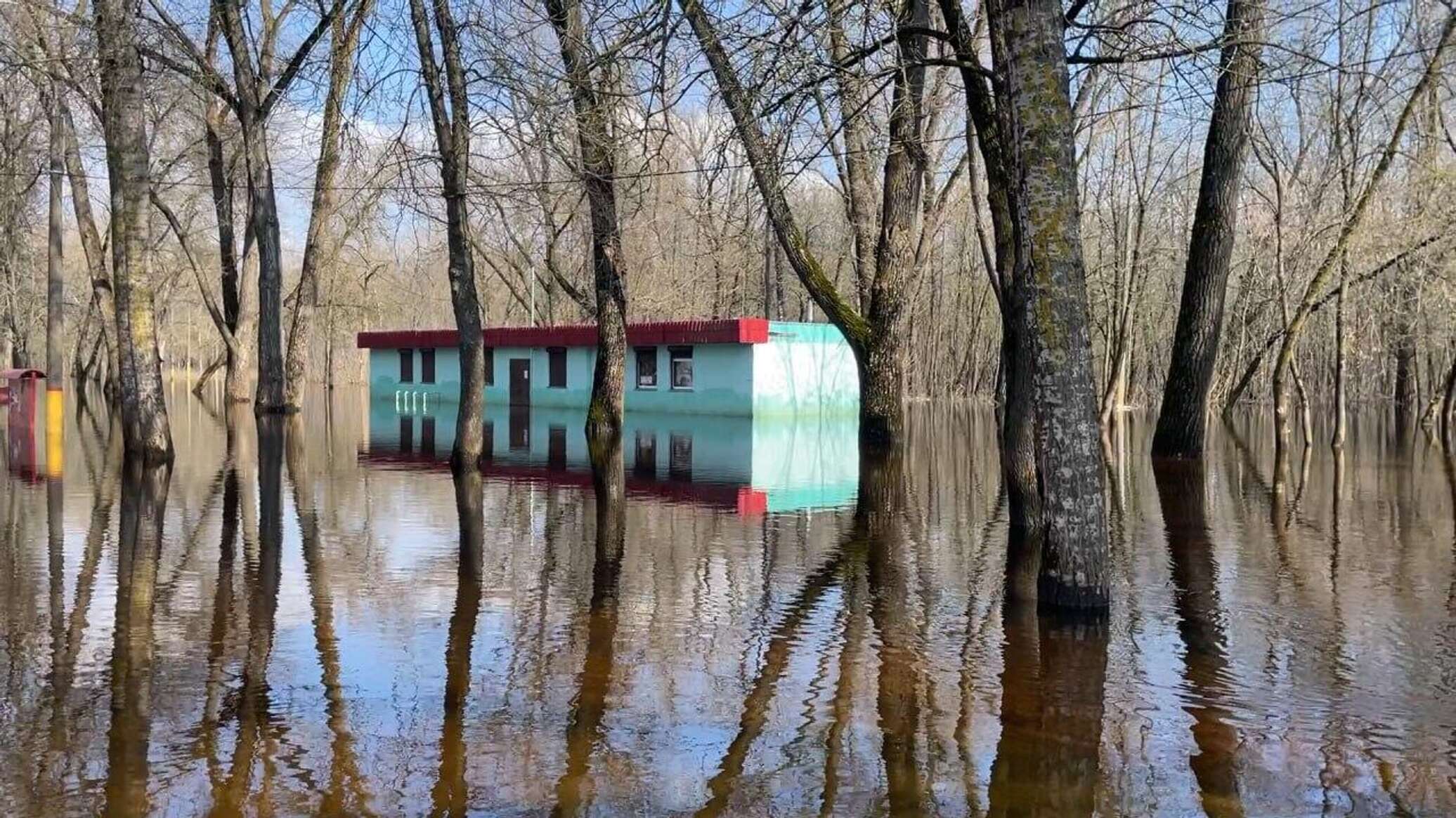 В Гомеле пляж исчезает под водой (видео) - 21.03.2024, Sputnik Беларусь