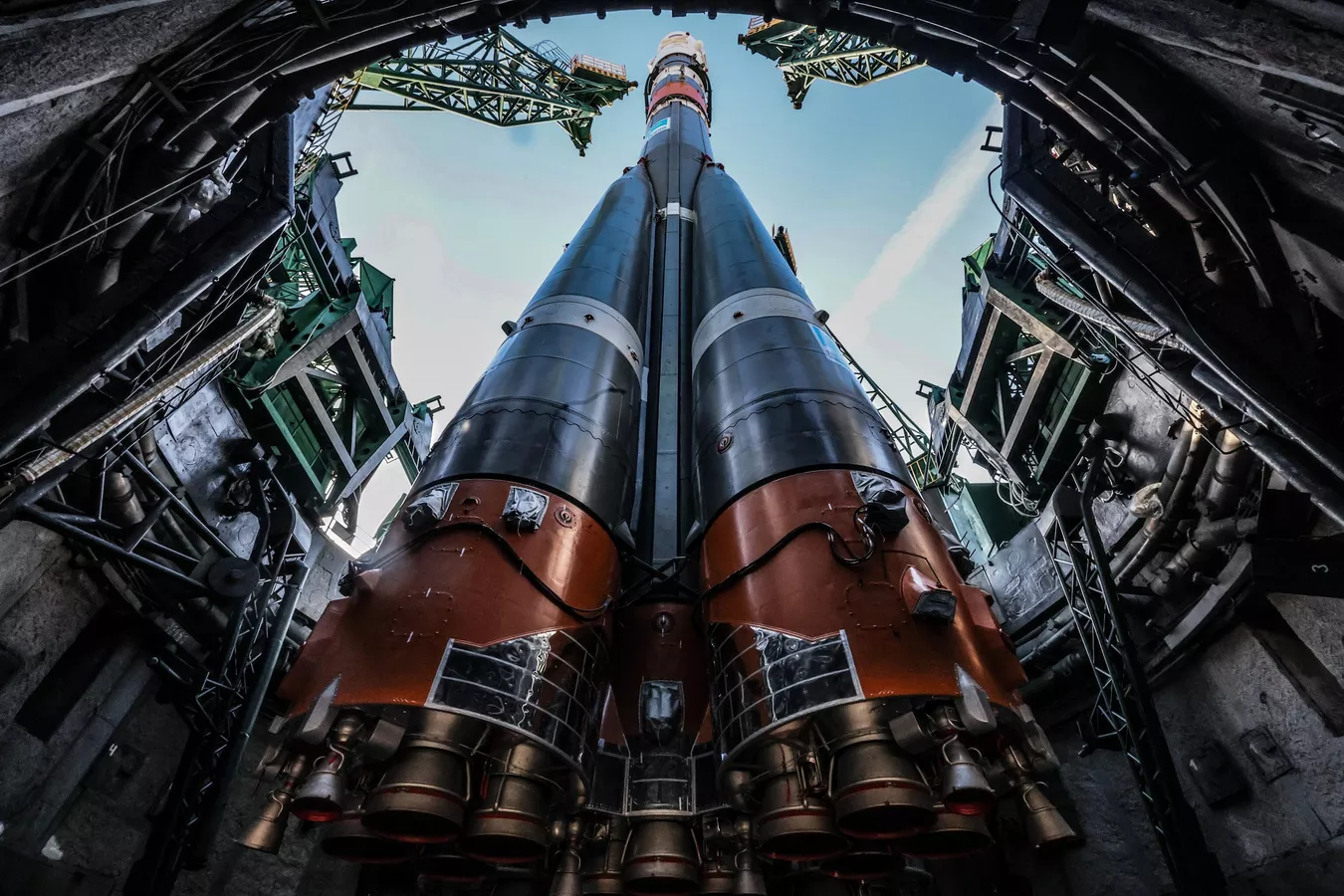 Пуск ракеты «Союз МС-25»