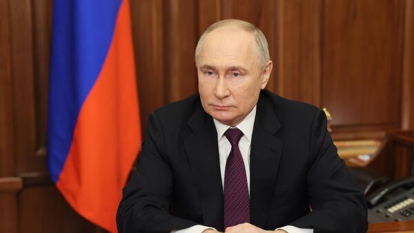 Обращение Путина в связи с терактом в Крокус Сити Холле – трансляция - Sputnik Беларусь