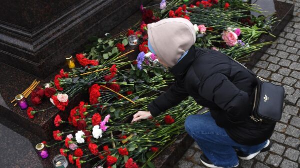 Акции памяти жертв теракта в Крокус Сити Холле - Sputnik Беларусь